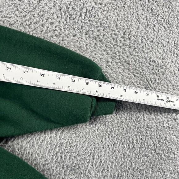 Vintage Blank Sweatshirt Women's Large / XL Green USA Made Streetwear USA 90s - Picture 8 of 12